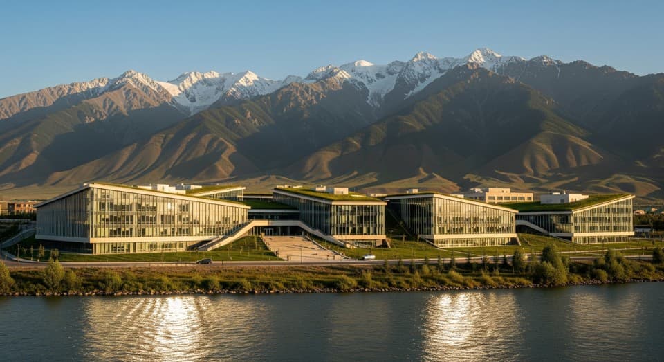 Naryn River Valley and Campus